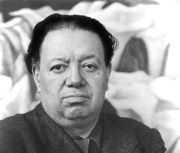 Diego Rivera.jpg - DIEGO RIVERA  Uno de los grandes de la pintura mexicana. Nació en 1886 y murió en 1957. Destacado muralista mexicano, esposo de Frida Kahlo e importante activista político. Expuso en Madrid y en Paris. Sus obras pueden verse en varios museos del mundo.  Sus restos descansan en la Rotonda de los Hombres Ilustres de la Ciudad de México 